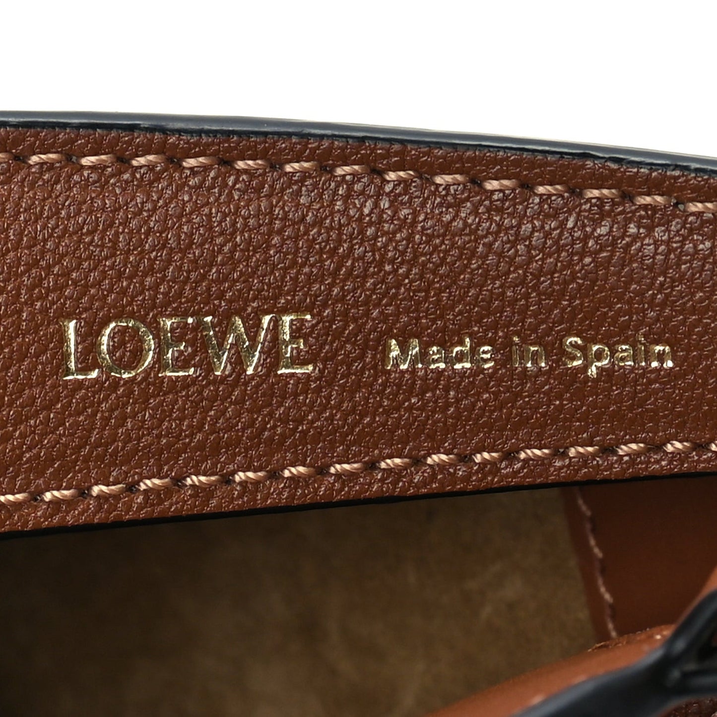 Satin Calfskin Jacquard Luna Bag Pecan