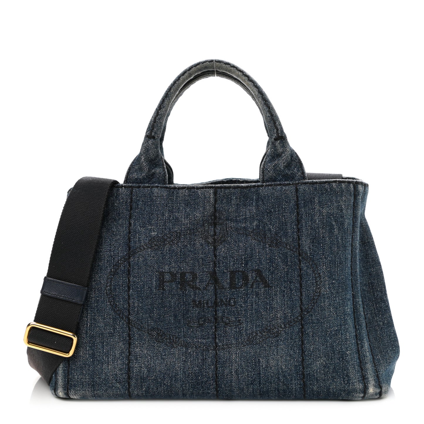Denim Small Logo Tote Avio