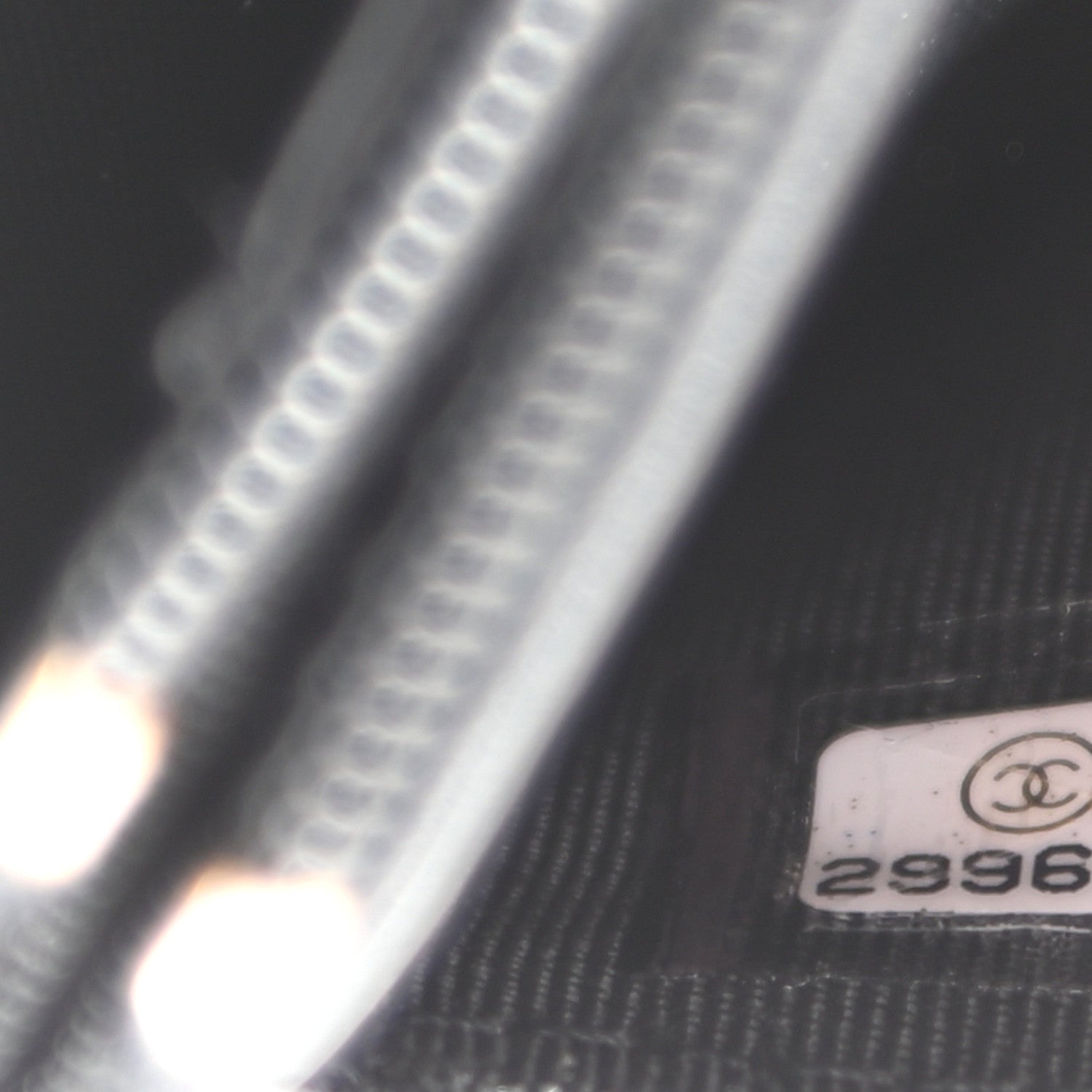 Chanel Tweed Quilted Wallet On Chain WOC Black Ecru White 7 of 11