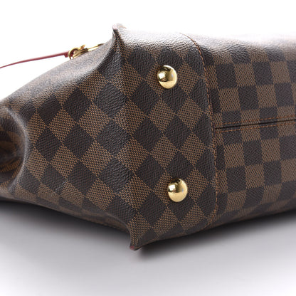 Louis Vuitton Damier Ebene Caissa Hobo Cherry 8 of 11