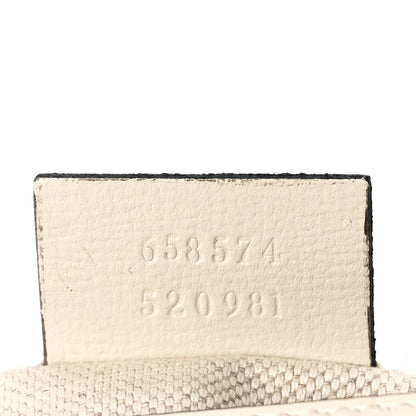 Gucci Azalea Calfskin Web Mini Horsebit 1955 Shoulder Bag Mystic White 6 of 9