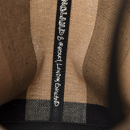Burberry Coated Canvas Mega Check Medium Doodle Tote Black 11 of 12