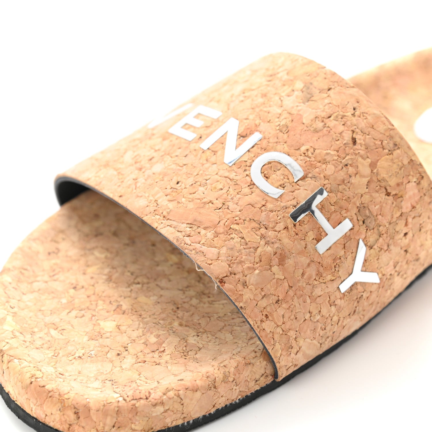 Givenchy Cork Logo Slide Sandals 38 Natural 10 of 10