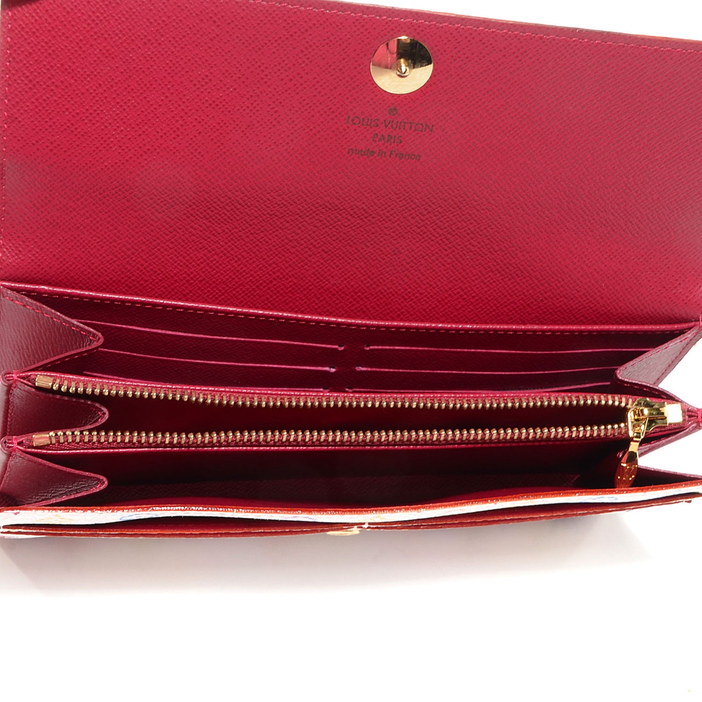 Monogram Multicolor Sarah Wallet White