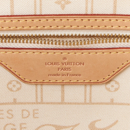 Louis Vuitton Damier Azur Neverfull MM 6 of 9