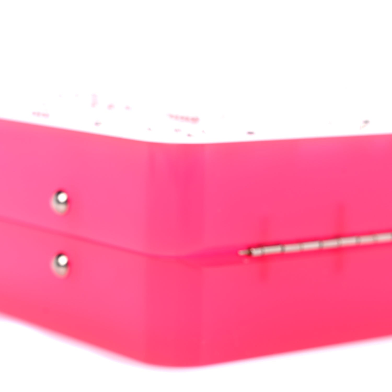 Chanel Plexiglass Strass Motherboard Minaudiere Clutch Pink 6 of 8