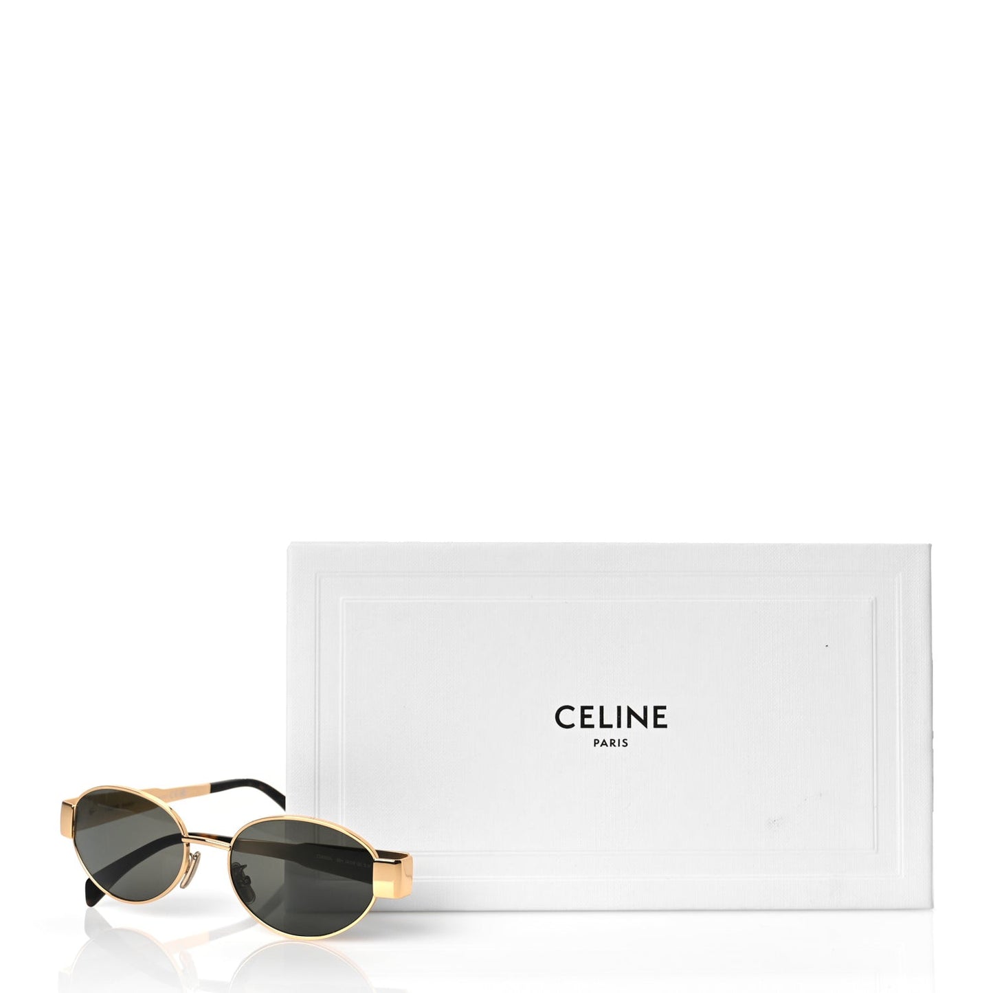 Metal Triomphe 01 Sunglasses CL40235U Gold Green