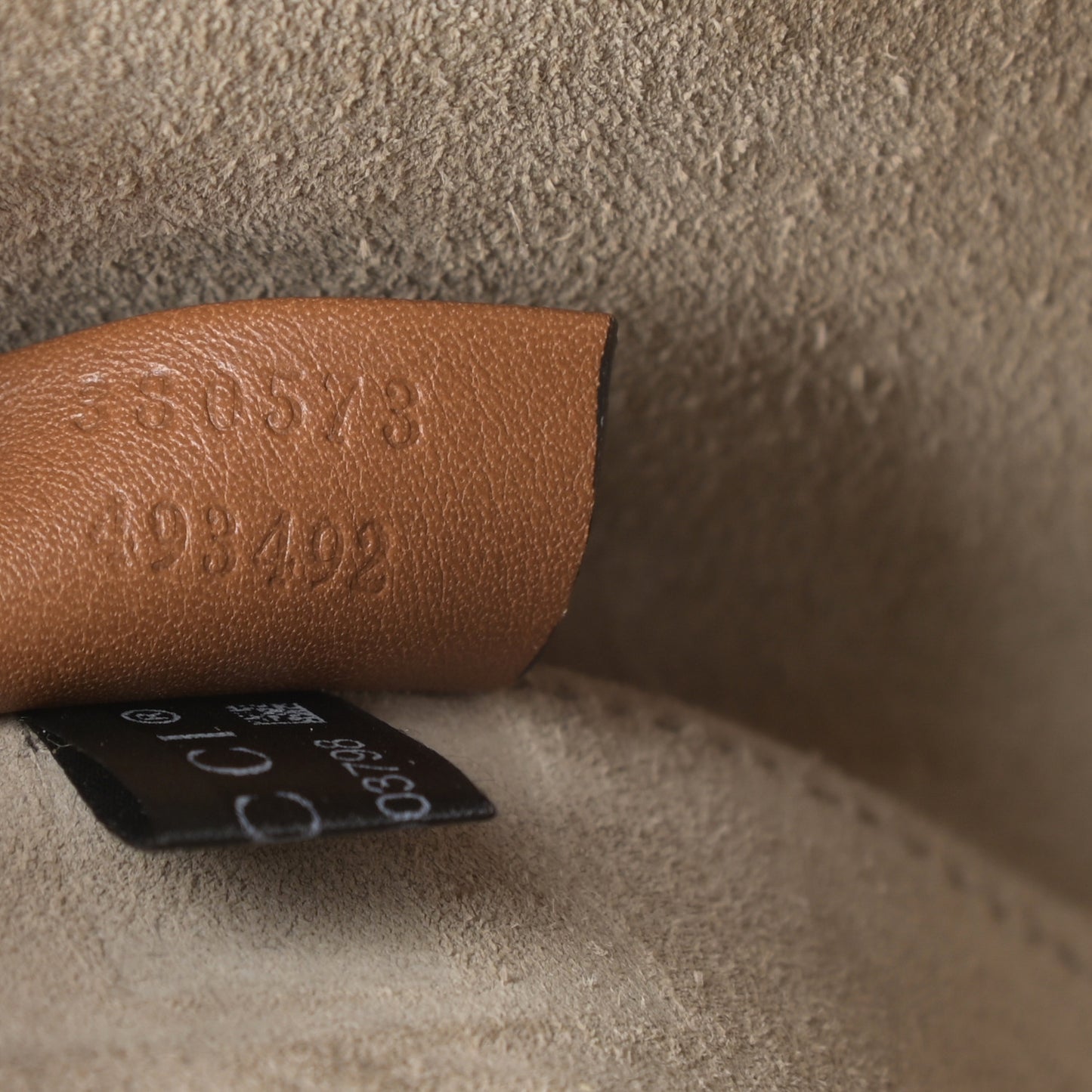 Suede Medium Lady Web Shoulder Bag New Marron