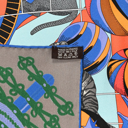 Hermes Silk Geant Patchwork Shawl 140 Multicolore 8 of 8