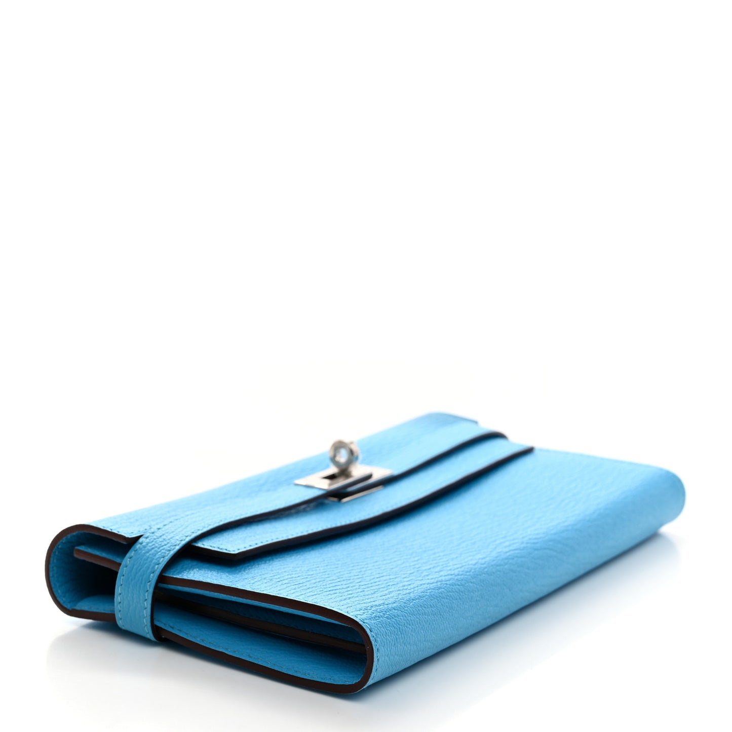 Chevre Mysore Kelly Longue Wallet Bleu Azteque