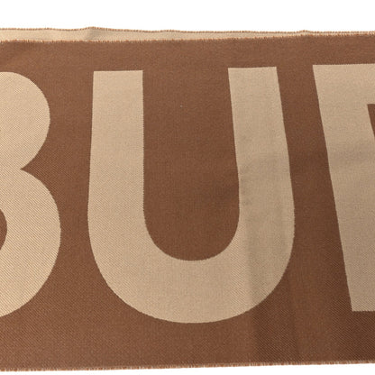 Burberry Wool Logo Football Scarf Birch Brown 3 of 4