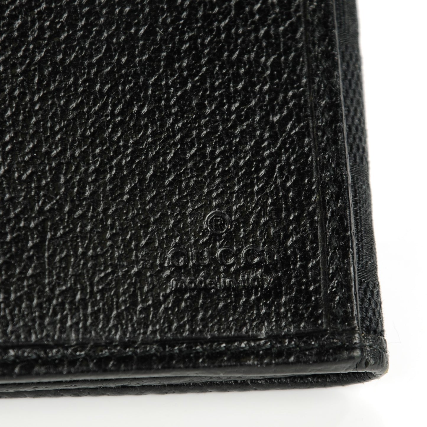Monogram Metal Bar Continental Wallet Black