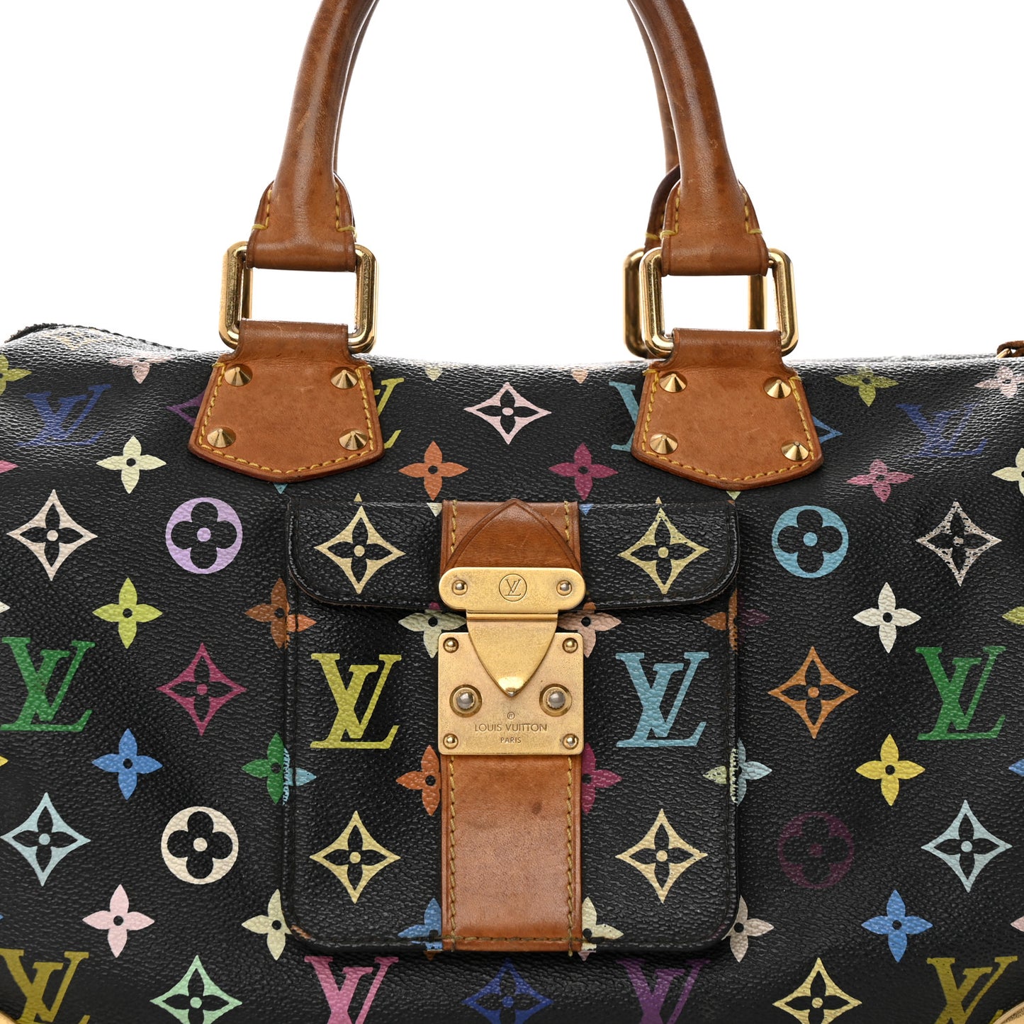 Monogram Multicolor Speedy 30 Black