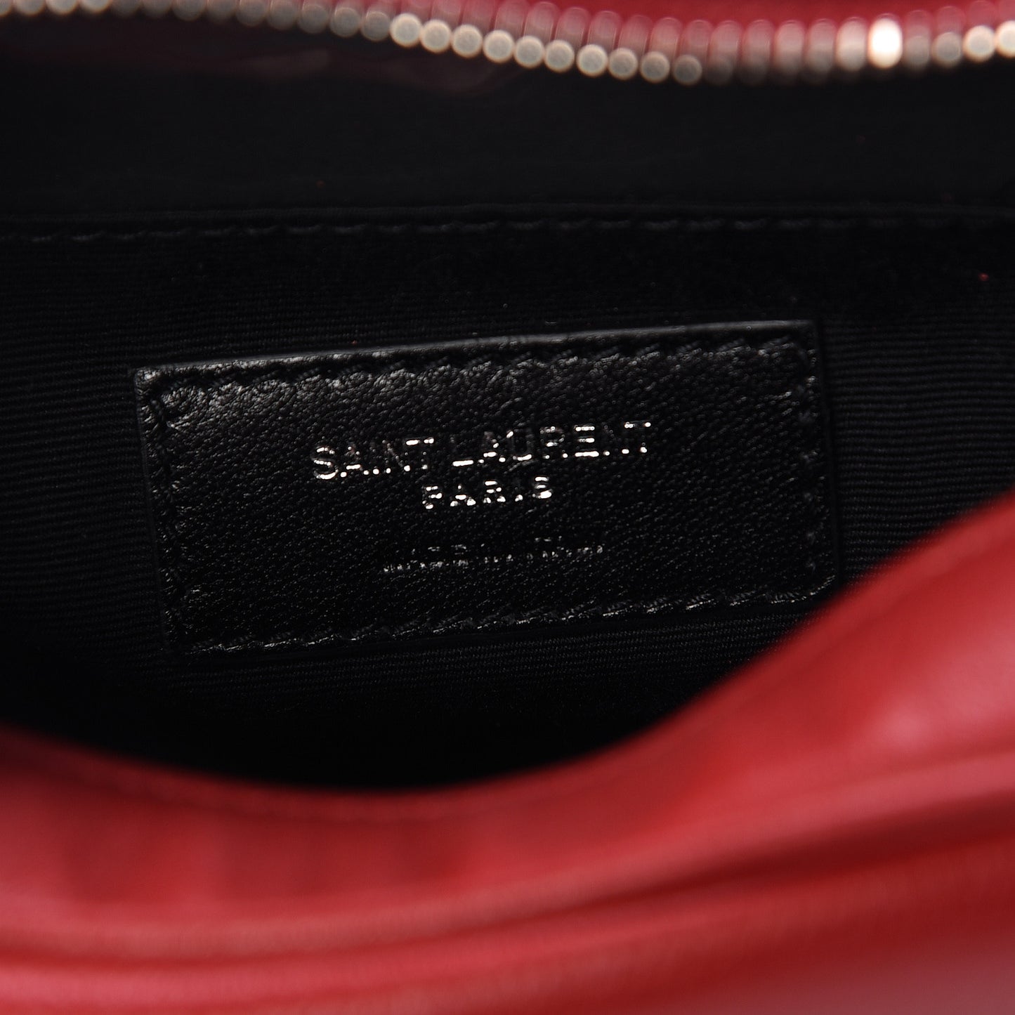 Lambskin Monogram Lou Belt Bag Red