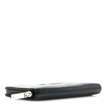 Chanel Caviar Large Timeless CC Zip Around Wallet Black 4 of 10