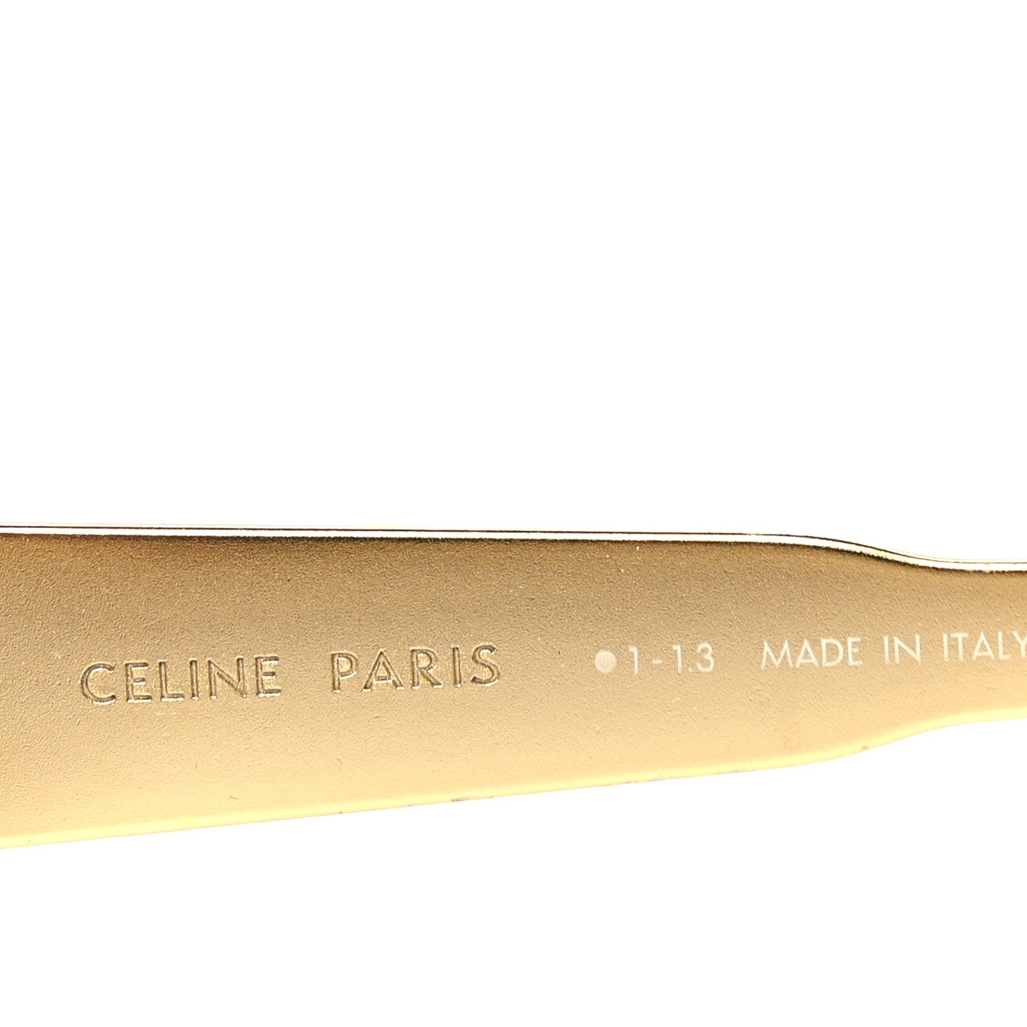 Metal Triomphe 01 Sunglasses CL40235U Gold Green