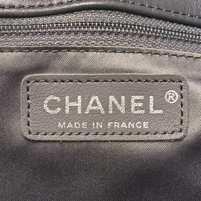 Chanel Vinyl Funny Tweed Patchwork Tote Grey 6 of 10