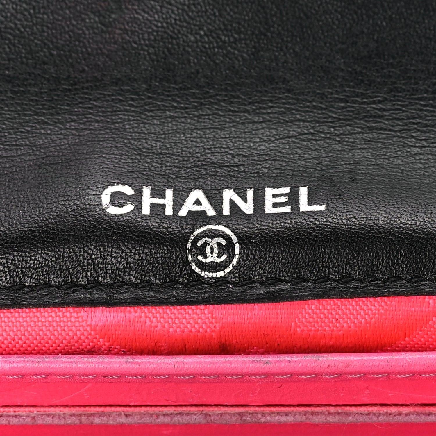 Chanel Calfskin Quilted Cambon Flap Wallet Black White 6 of 7