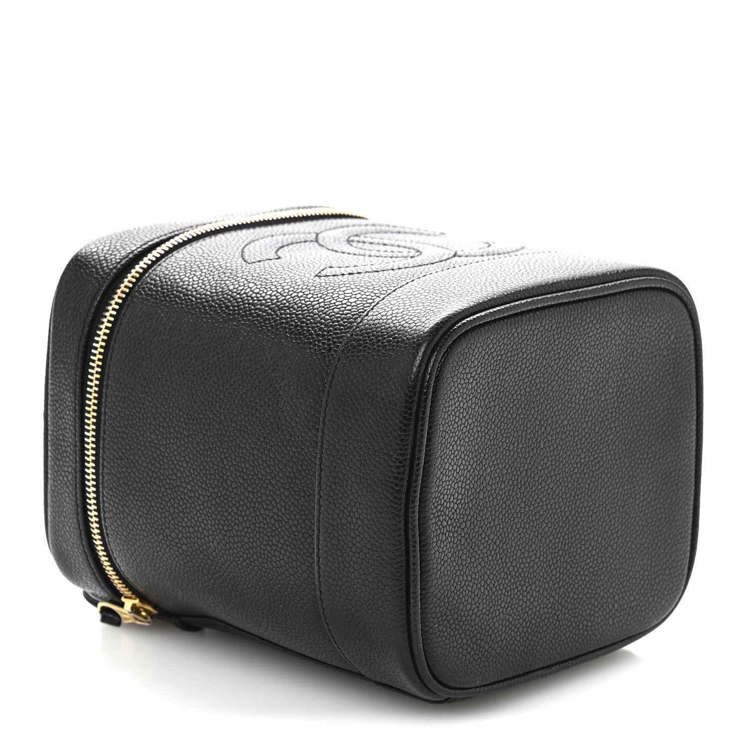 Chanel Caviar Vanity Cosmetic Case Black 4 of 7