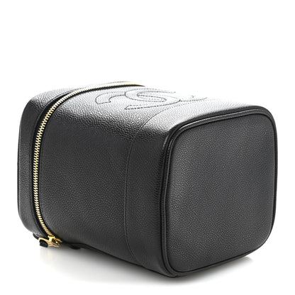 Chanel Caviar Vanity Cosmetic Case Black 4 of 7