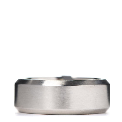 David Yurman Sterling Silver 8.5mm Beveled Edge Band Ring 61 9.5 3 of 4