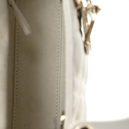 Christian Dior Lambskin Cannage Mini Lady Dior White 5 of 10