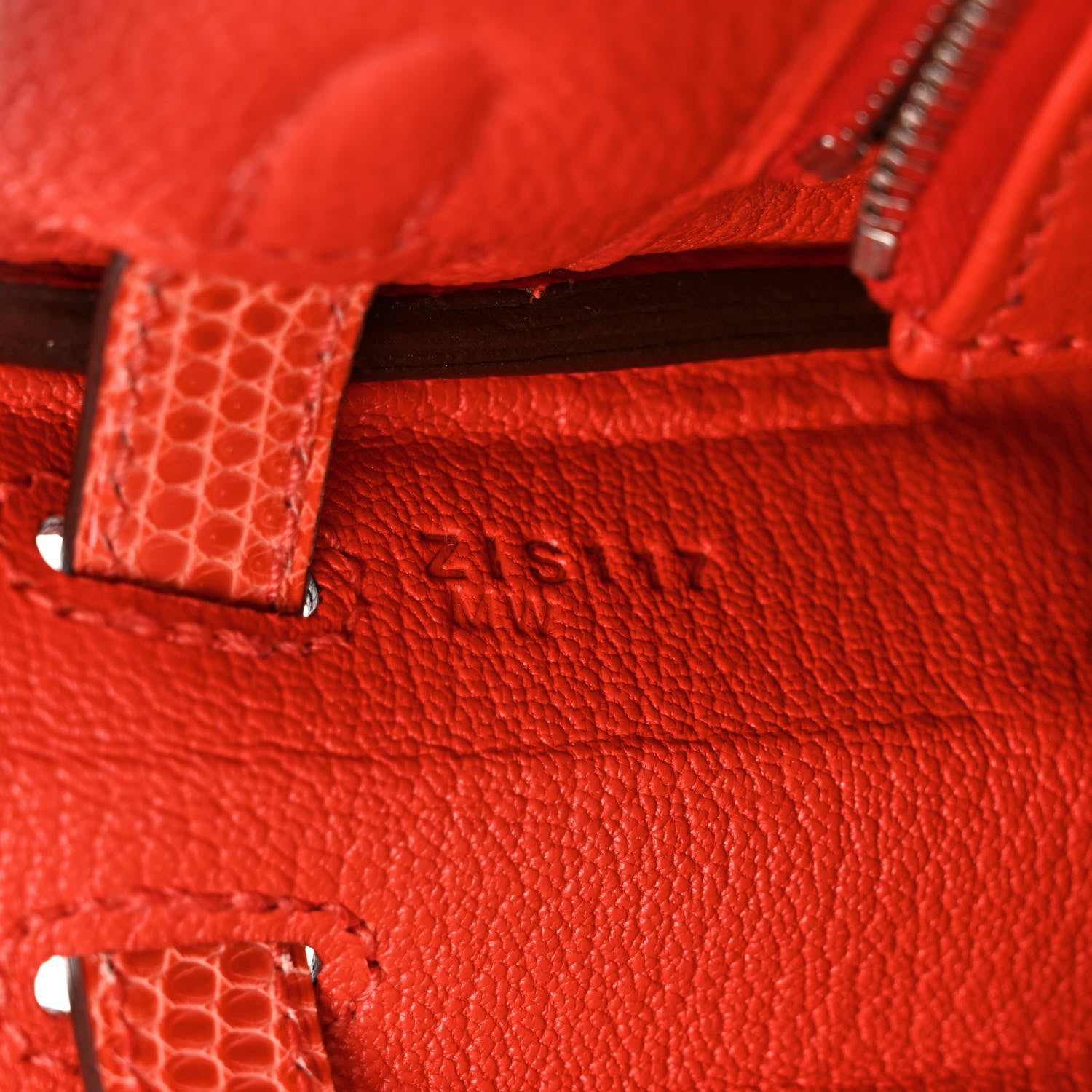 Hermes Togo Lizard Kelly Retourne Touch 25 Capucine 7 of 11