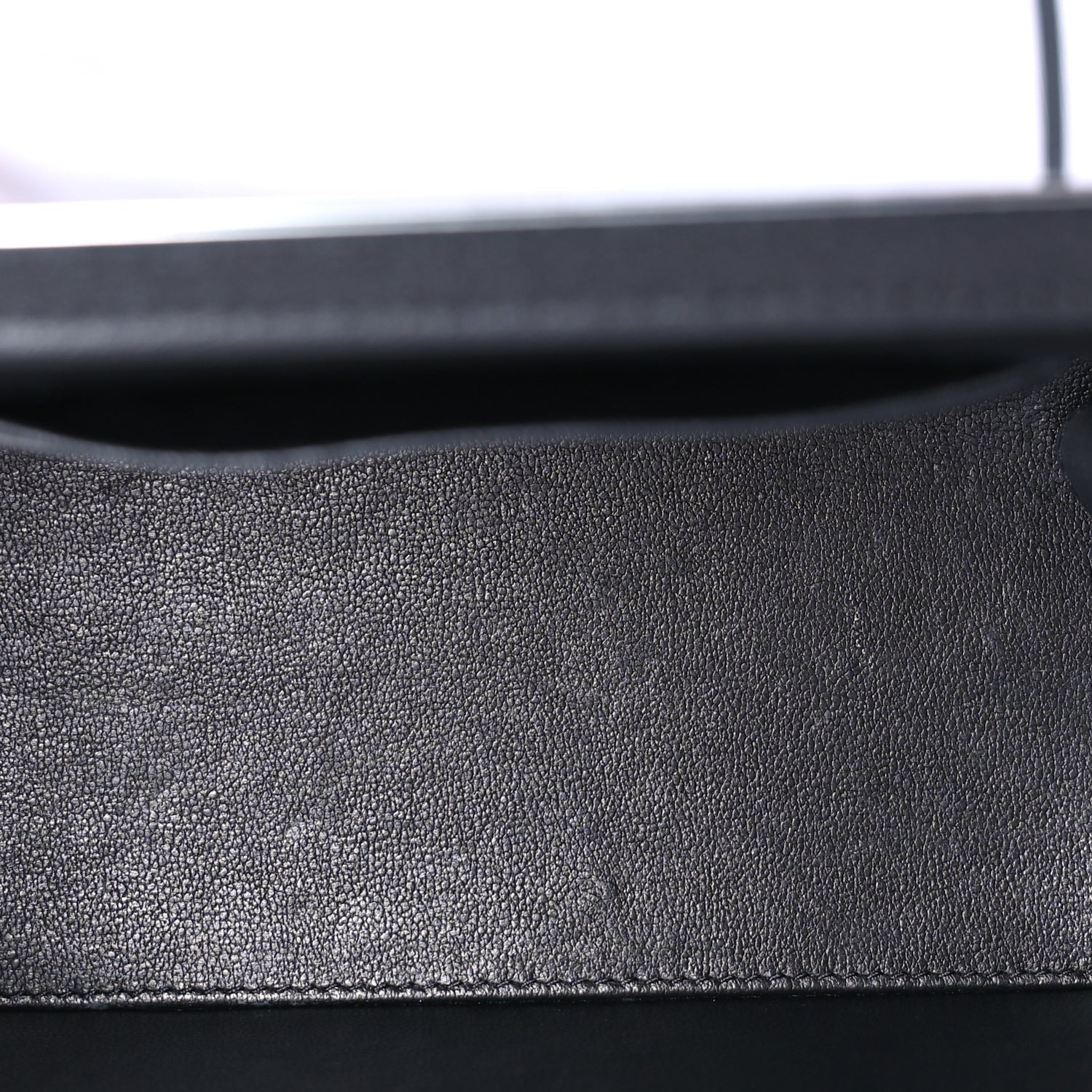 Chanel Lambskin Quilted Small Top Handle Vanity Case With Chain So Black 5 of 10