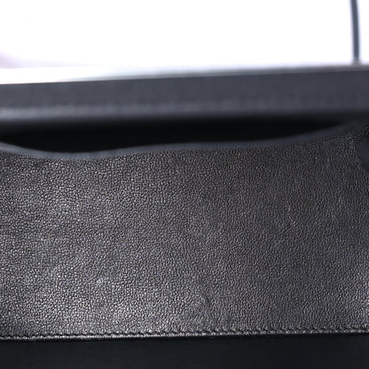 Chanel Lambskin Quilted Small Top Handle Vanity Case With Chain So Black 5 of 10