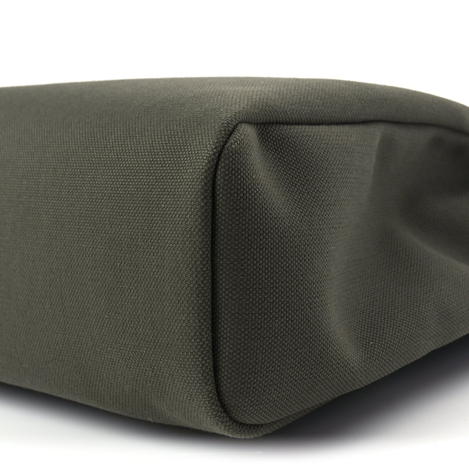 Hermes Military Toile Vache Hunter Herbag a Dos Zip Retourne Backpack Vert De Gris Black 8 of 8