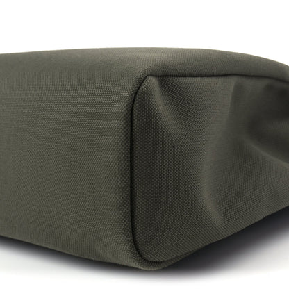 Hermes Military Toile Vache Hunter Herbag a Dos Zip Retourne Backpack Vert De Gris Black 8 of 8