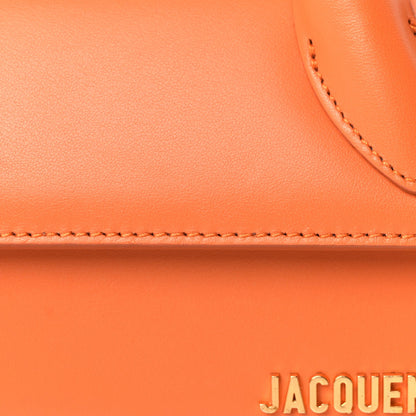 Jacquemus Smooth Calfskin Le Chiquito Long Orange 6 of 8