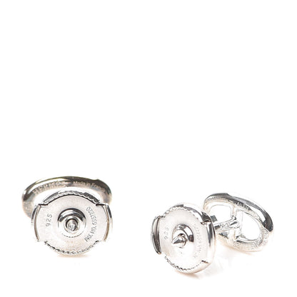Hermes Sterling Silver TPM Farandole Earrings 4 of 5