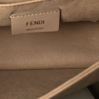 Fendi Vitello Liberty Scalloped Studded Small Kan I Shoulder Bag  Camelia 4 of 8