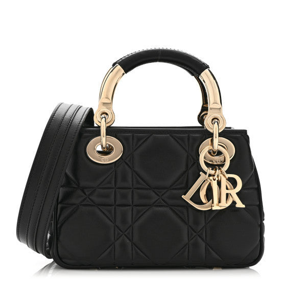 Calfskin Cannage Mini The Lady 95.22 Black