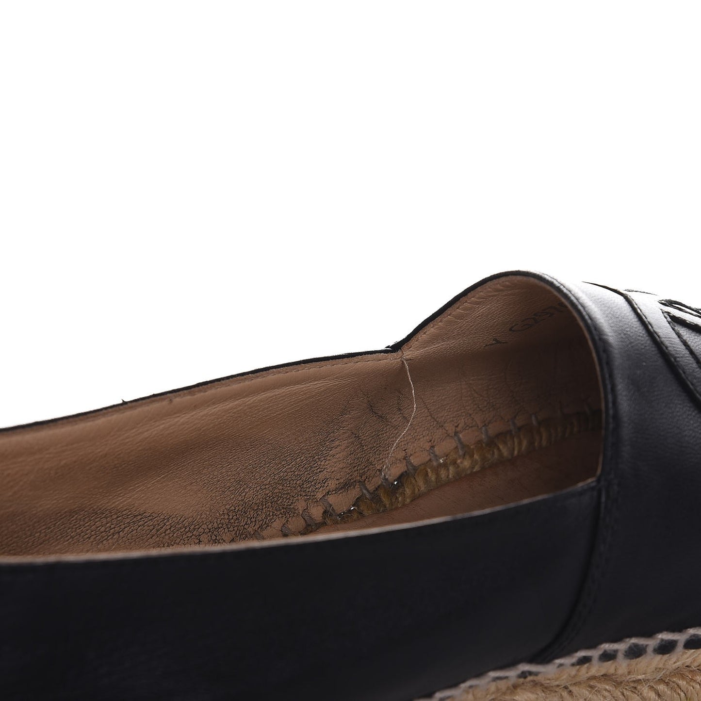 Lambskin CC Espadrilles 41 Black