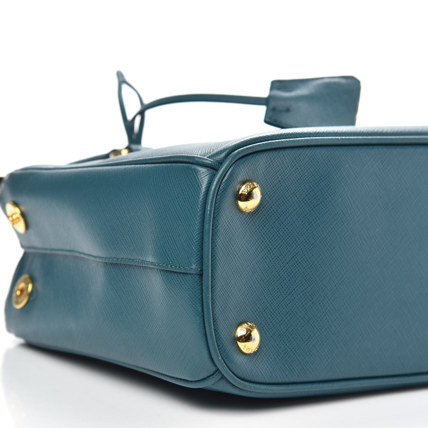 Saffiano Lux Mini Galleria Double Zip Tote Ottanio