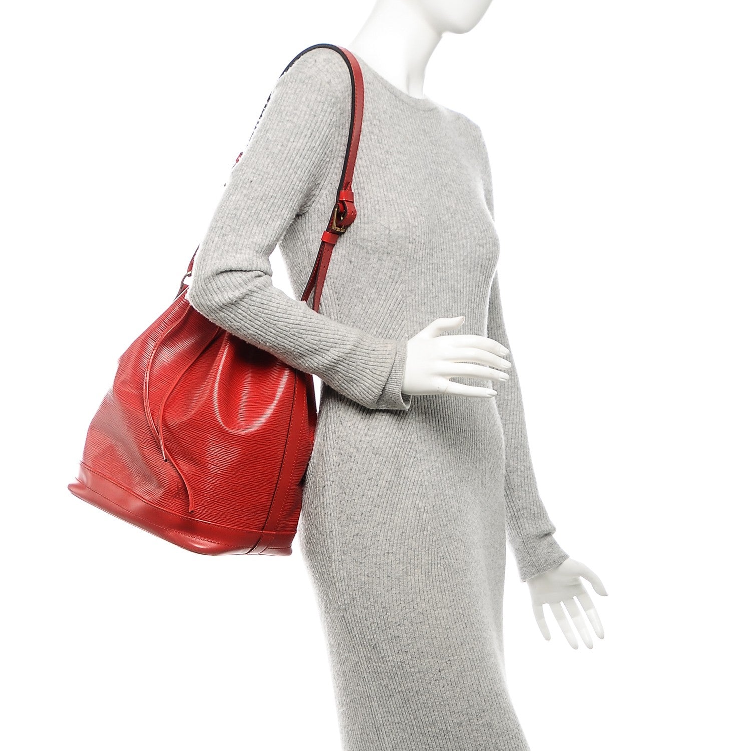 Louis Vuitton Epi Noe Castillan Red 2 of 7