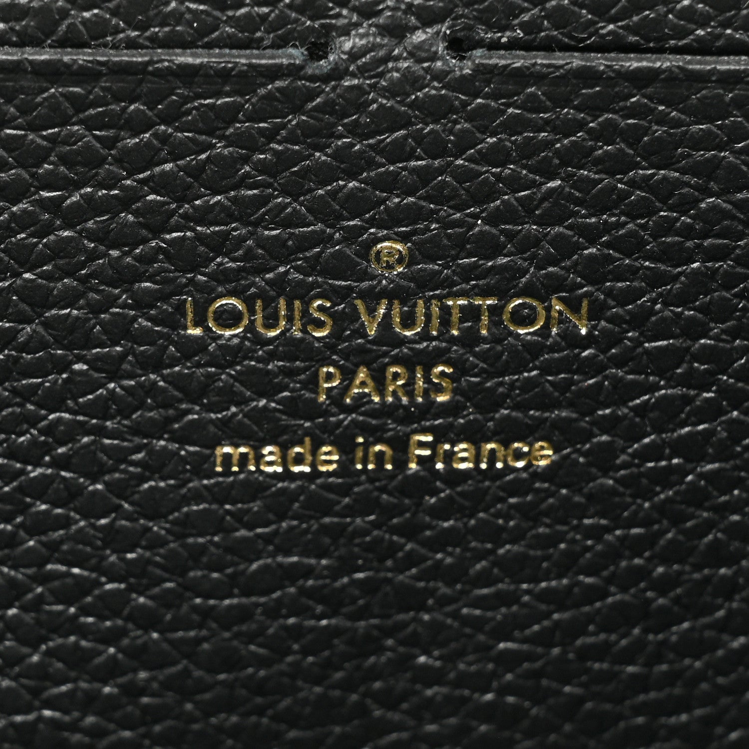 Louis Vuitton Empreinte Monogram Giant Clemence Wallet Black Beige 10 of 17