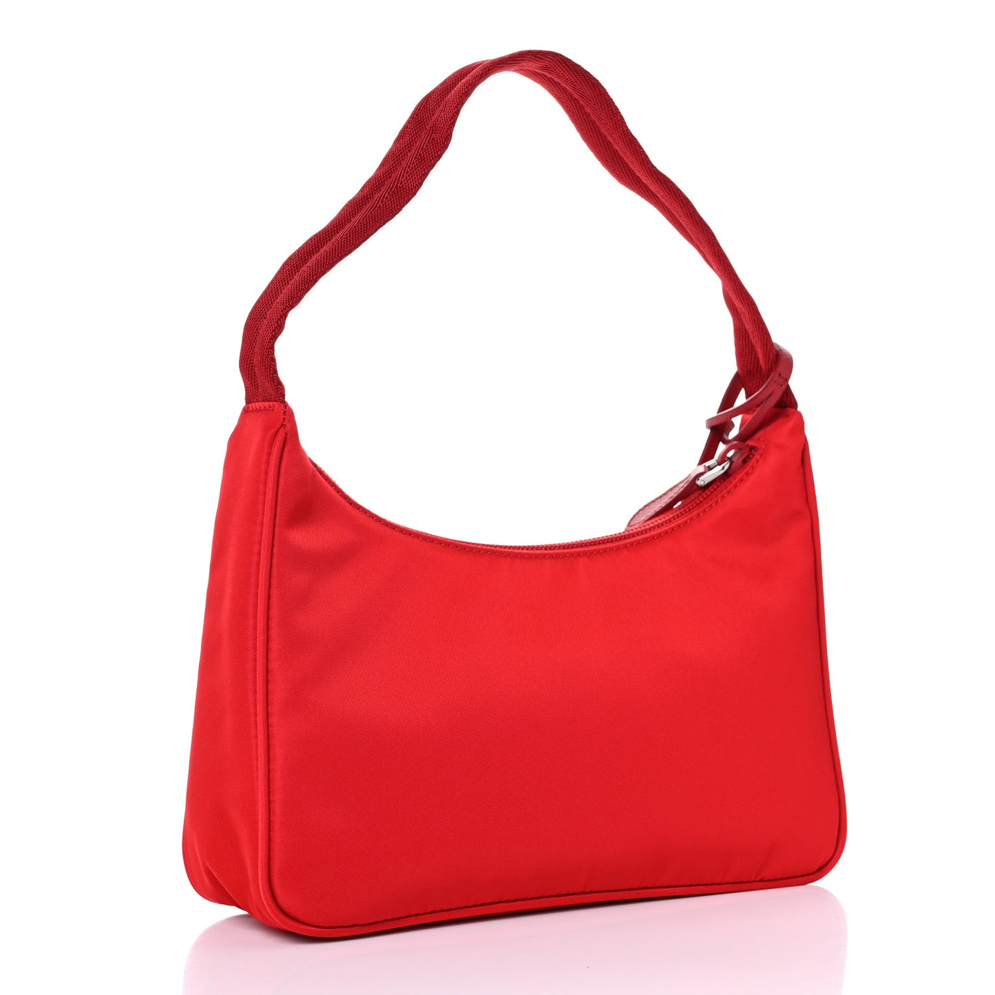 Tessuto Nylon Mini Re-Edition 2000 Bag Rosso