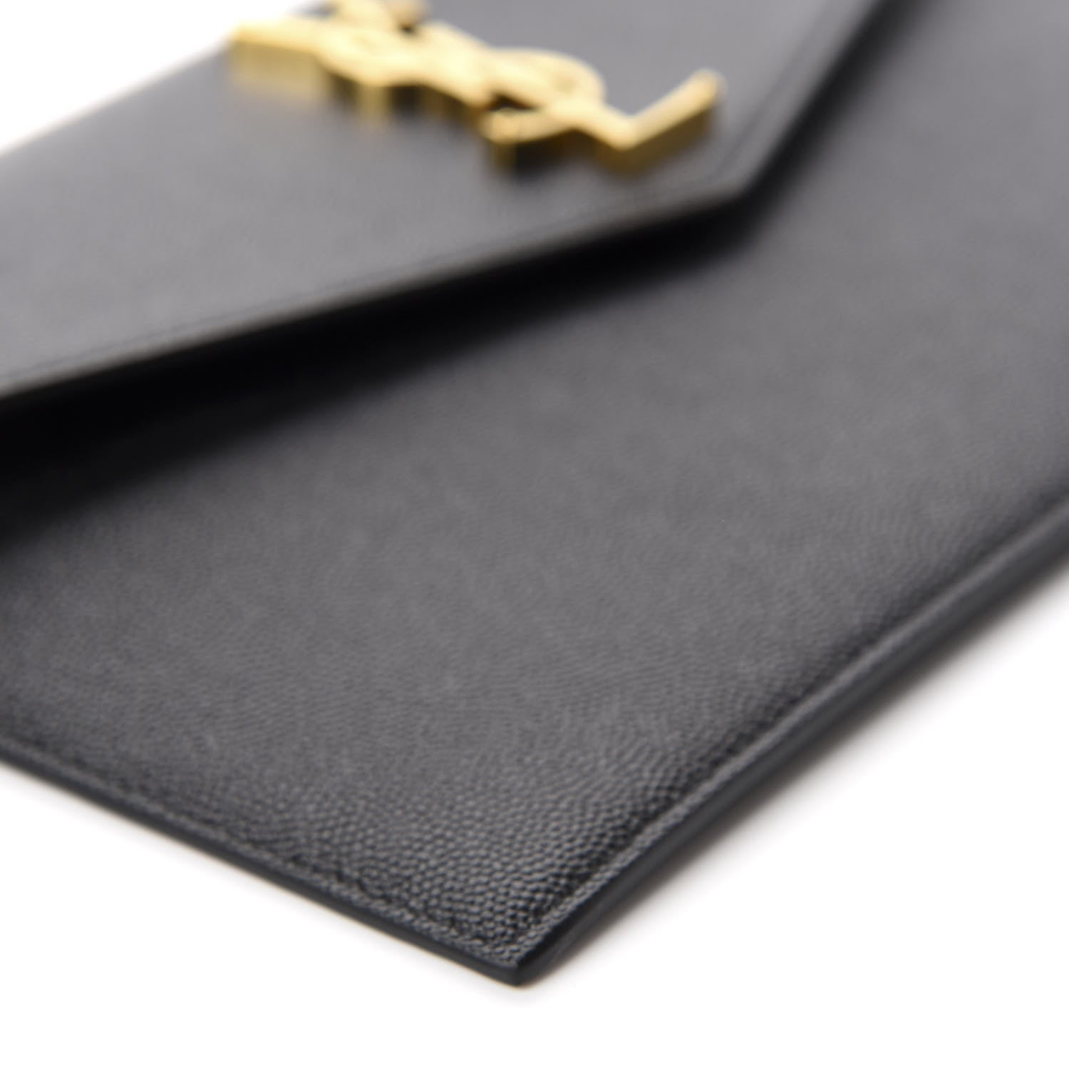 Saint Laurent Grain De Poudre Uptown Pouch Black 6 of 9