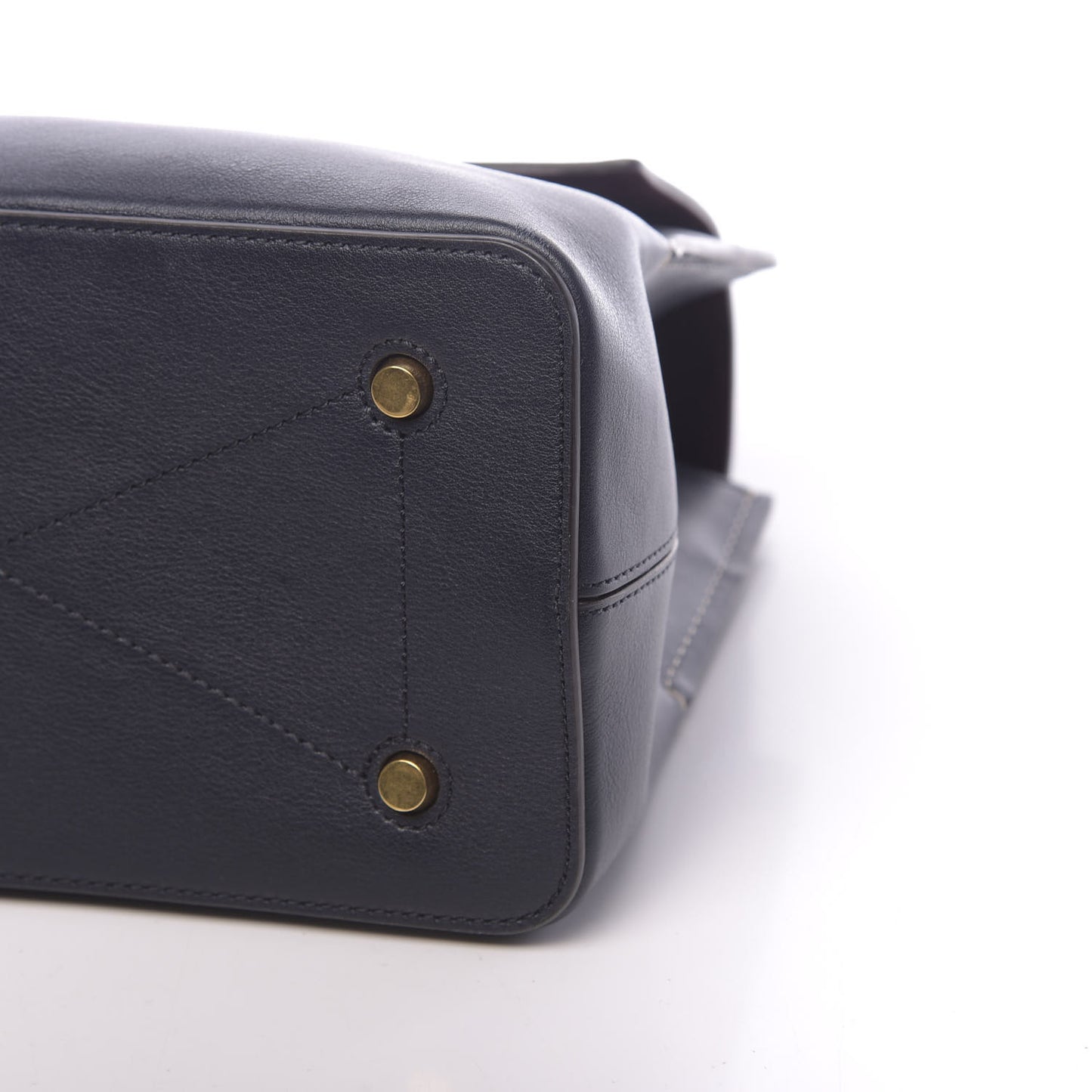 Silky Calfskin Small Seaton Midnight Blue