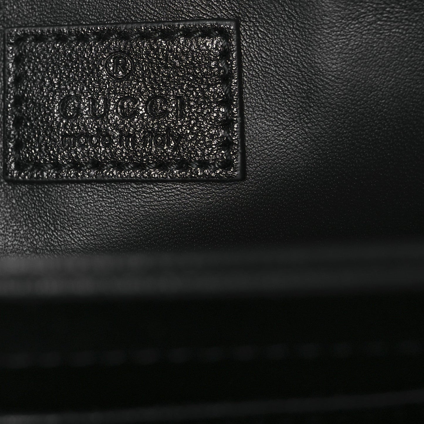 Sakai Be Green Calfskin Shearling Horsebit 1955 Shoulder Bag Black
