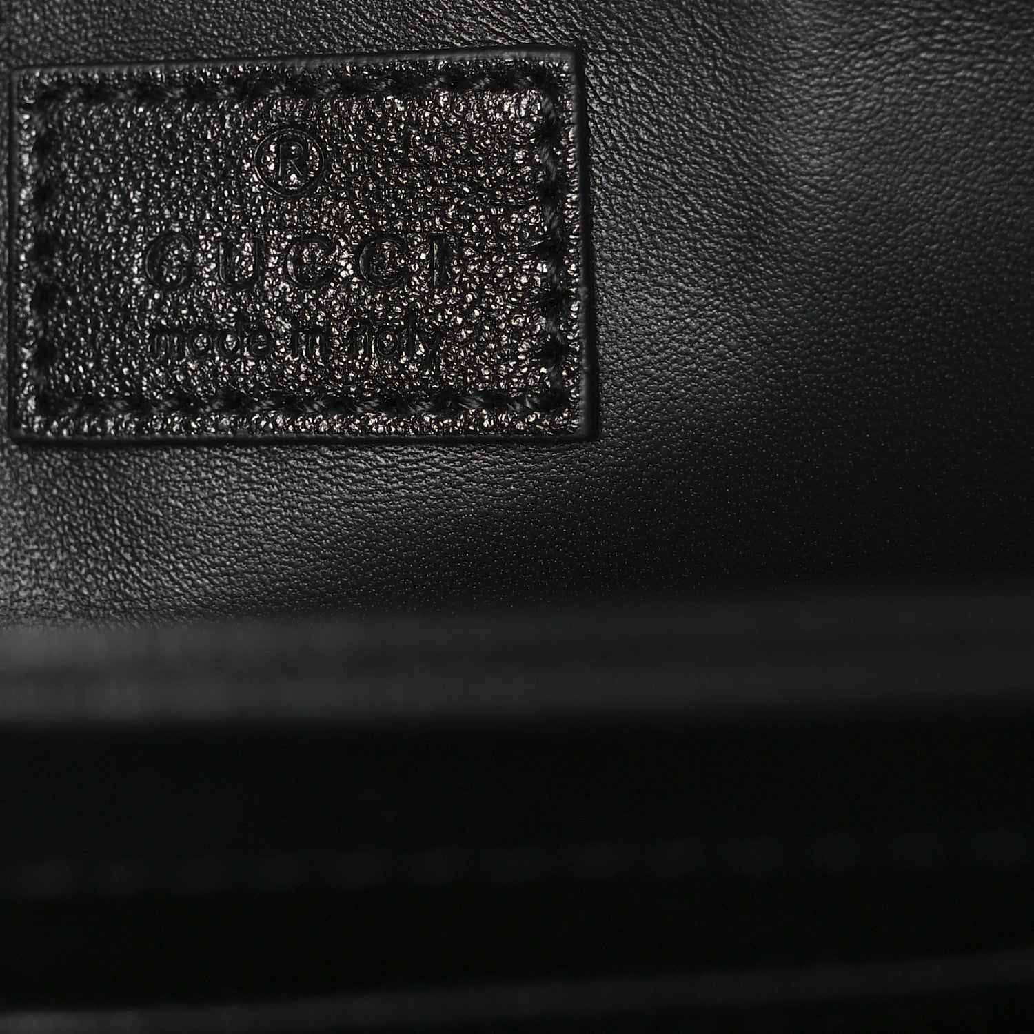 Gucci Sakai Be Green Calfskin Shearling Horsebit 1955 Shoulder Bag Black 6 of 7