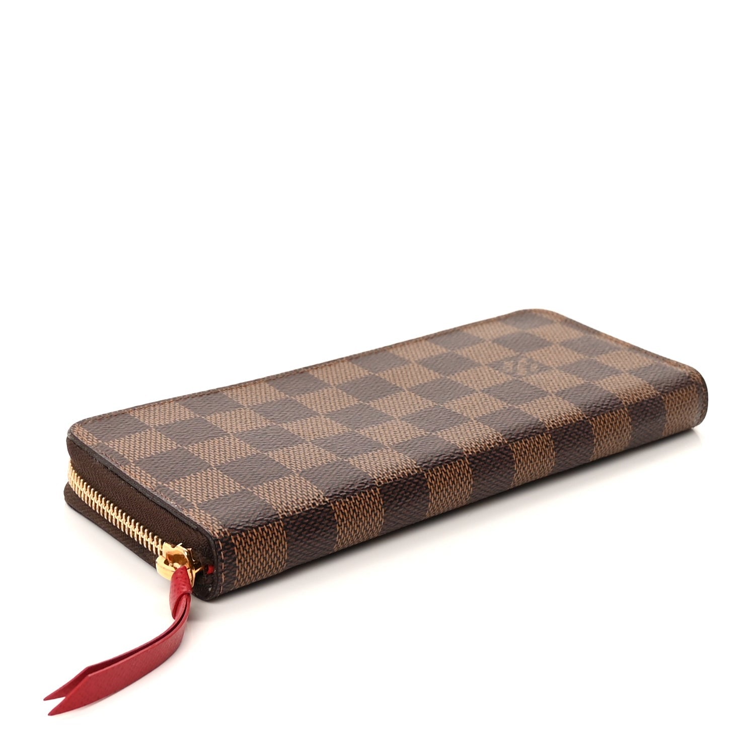 Louis Vuitton Damier Ebene Clemence Wallet Cherry 3 of 6