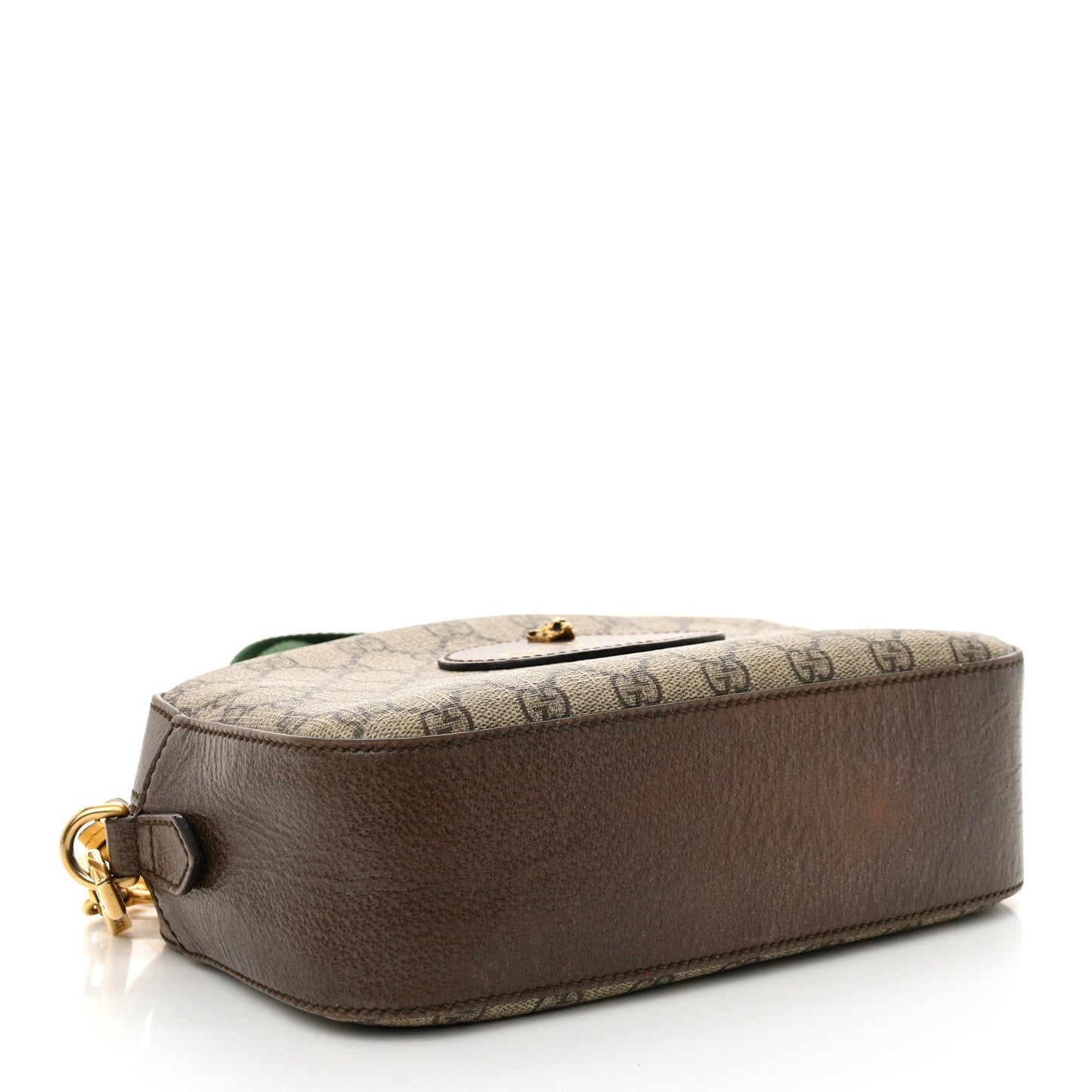 GG Supreme Monogram Web Neo Vintage Shoulder Bag Beige New Acero Crop