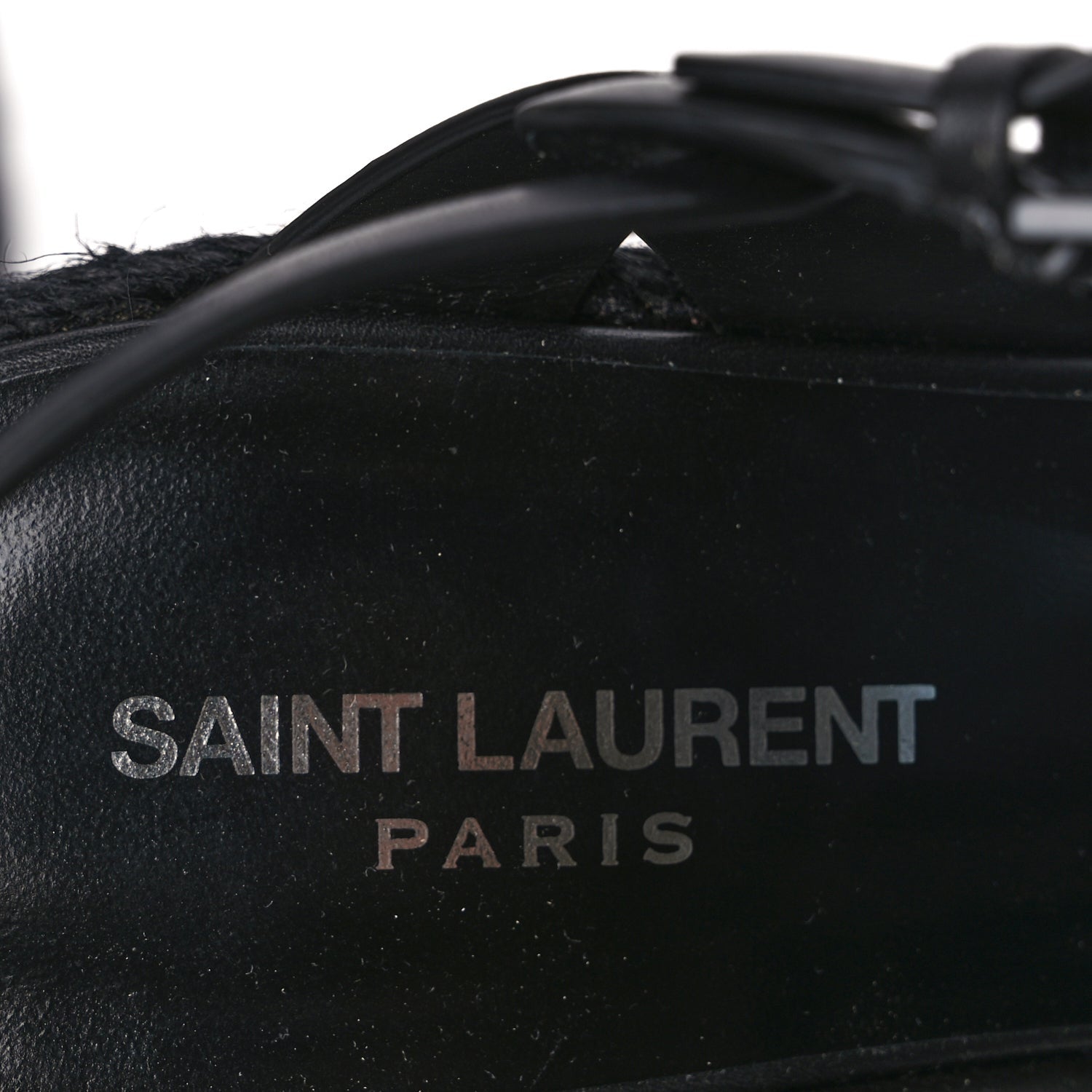 Saint Laurent Tribute Espadrille Wedge Heels 6 of 8