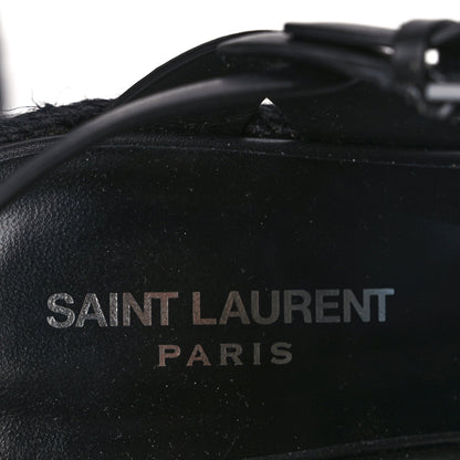 Saint Laurent Tribute Espadrille Wedge Heels 6 of 8