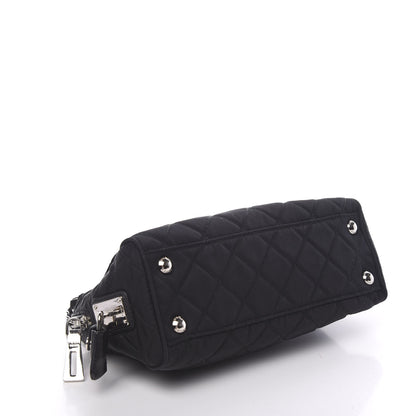 Prada Nylon Tessuto Impuntu Quilted Flap Black 3 of 9