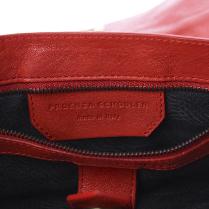 Proenza Schouler Lambskin Medium PS1 Satchel Red 6 of 10
